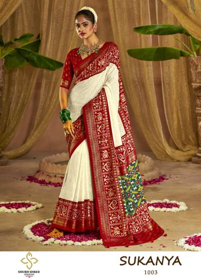 SUKANYA BY SHUBH SHREE EMBROIDERY SAREE MANUFACTURER IN INDIA 